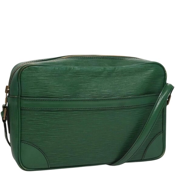 LOUIS VUITTON Epi Trocadero 27 Shoulder Bag Green - Picture 1 of 16